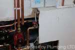 Vaillant boiler & Cylinder installation for large accommodation in Liverpool. Photograph 2